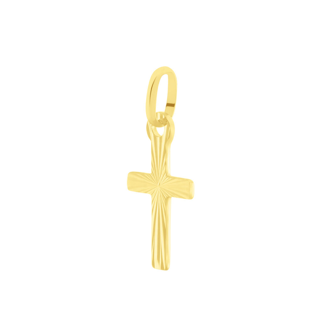 MADIS KREUZ 4 Unisex Anh&auml;nger Gold 375 (9 Karat) Religi&ouml;ses Kreuz
