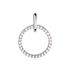 SHAY Damen Anh&auml;nger Silber 925 Zirkonia Wei&szlig; 0,45 ct Kreis