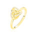 NODE Damen Ring Gold 375 (9 Karat) Diamant Wei&szlig; 0,1 ct