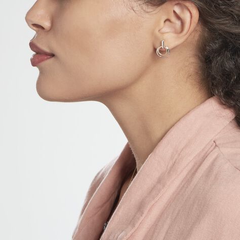 Damen Ohrstecker Gold 375 Kreis - Ohrstecker Damen | OROVIVO