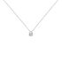 PETALI Damen Collier Weißgold 750 (18 Karat) Diamant Weiß 0,02 ct Kreis