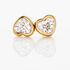 Ohrstecker Gold 375 Kristall Herz