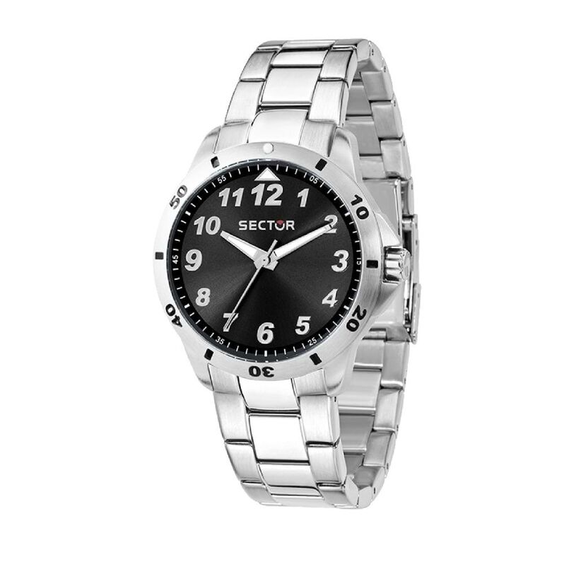Orologio solo tempo Sector No Limits Young cinturino e cassa in acciaio argento - Spannringe Kinder | OROVIVO