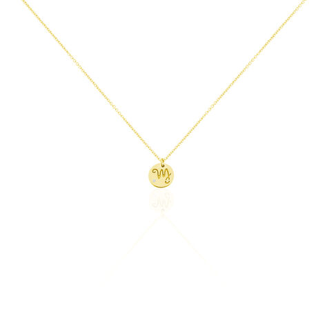 Damen Collier Silber vergoldet 925 Zirkonia Sternzeichen 2 - Halsketten Damen | OROVIVO
