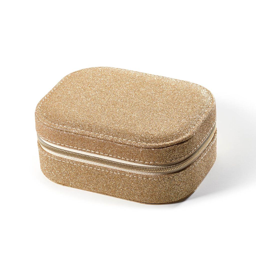 OROVIVO Schmuckschatulle Gold mit 2 F&auml;chern