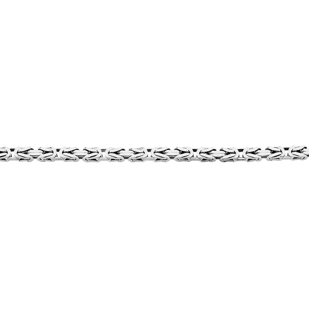 KÖNIGSKETTE Herren Kette Silber 925 B 3,2 mm, Kette ohne Stein