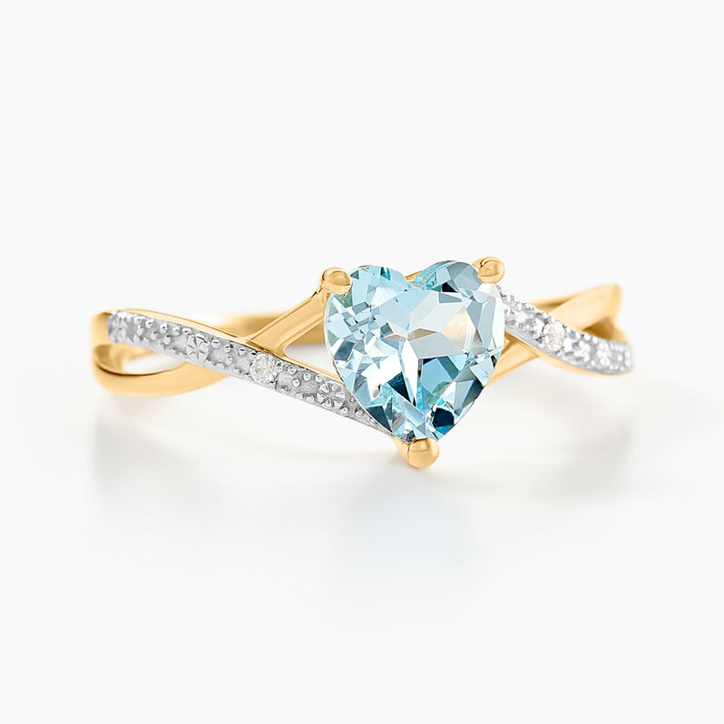 Bague Clothilde Or Jaune Topaze Oxyde De Zirconium - Spannringe Damen | OROVIVO