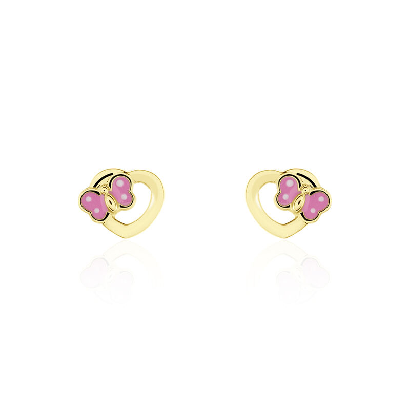 Boucles D'oreilles Puces Or Jaune Myrthale - Spannringe Kinder | OROVIVO