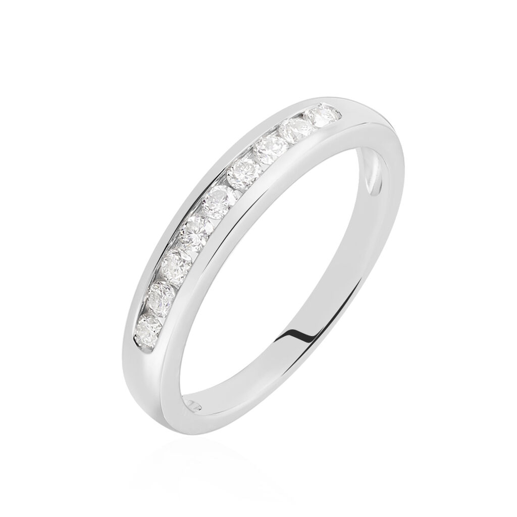 Alliance Giulia Or Blanc Diamant - Spannringe Damen | OROVIVO