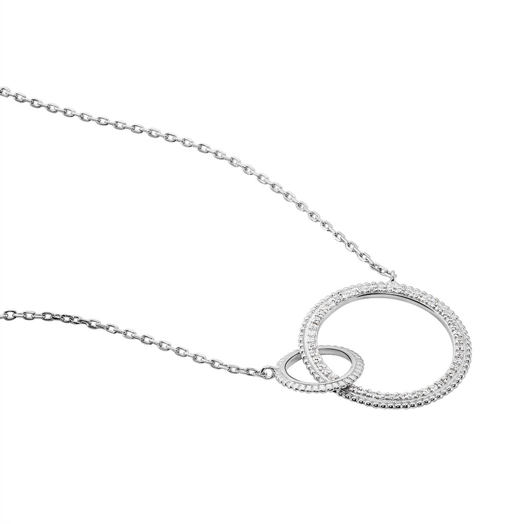 Collier Argent Rhodie Nathalia Oxyde - Spannringe Damen | OROVIVO