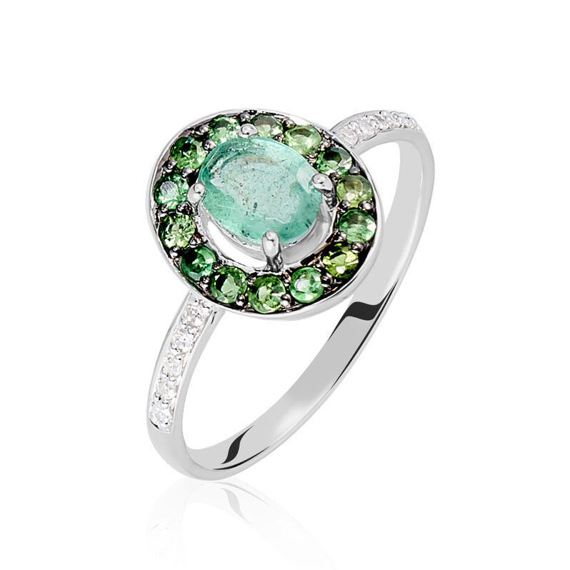 Bague Or Et Emeraude - Spannringe Damen | OROVIVO