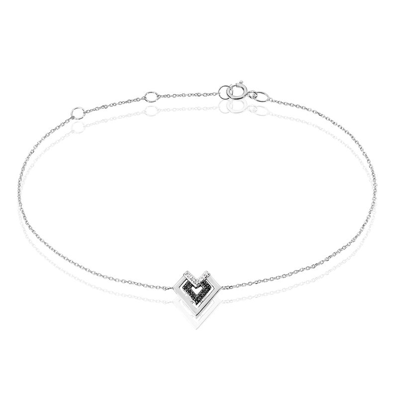 Bracelet Or Blanc Diamant - Spannringe Damen | OROVIVO