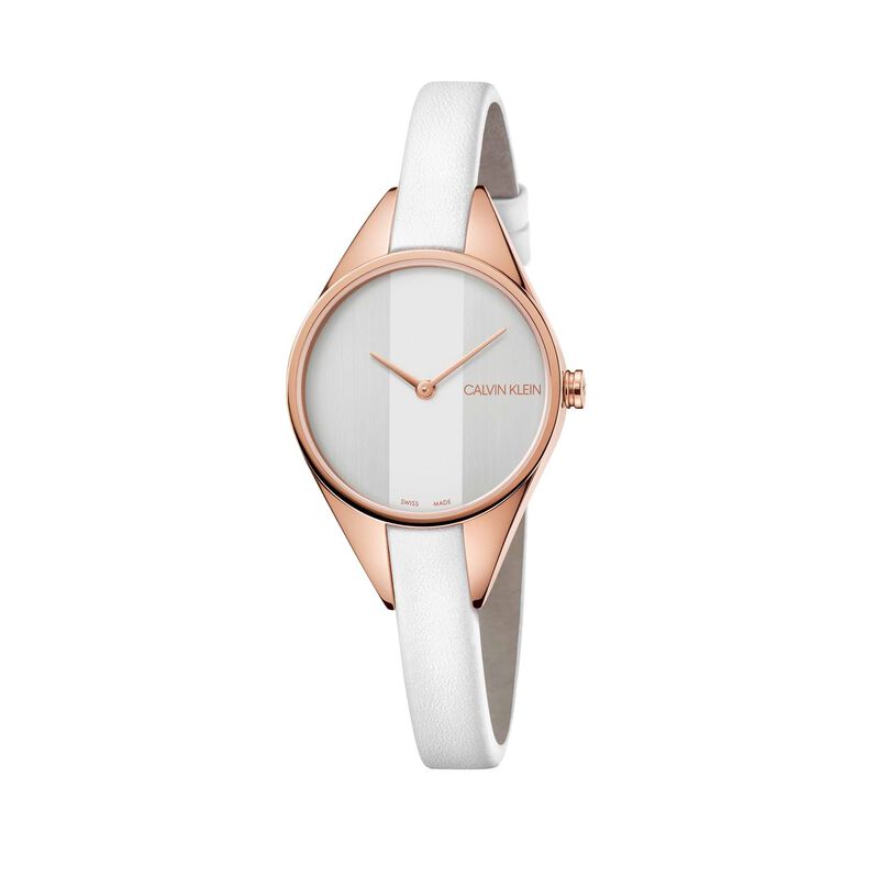 Orologio Donna Calvin Klein Rebel quadrante bianco K8P236L6-RE21 - Spannringe Damen | OROVIVO