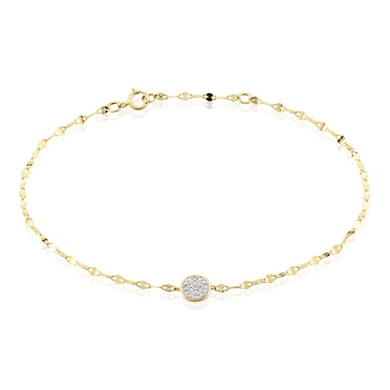 Bracelet Or Jaune Luminata Diamants - Spannringe Damen | OROVIVO