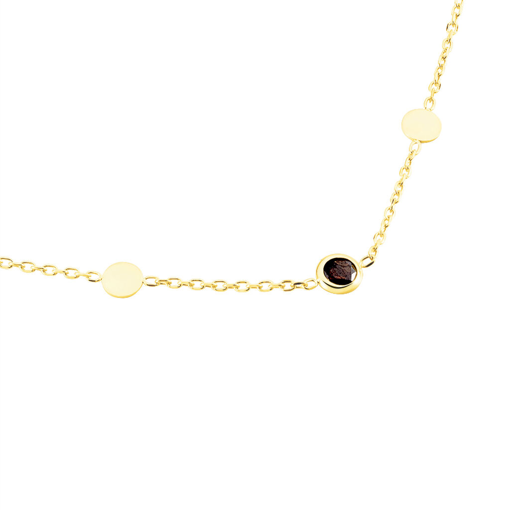 Damen Halskette Gold 375 Zirkonia - Halsketten Damen | OROVIVO