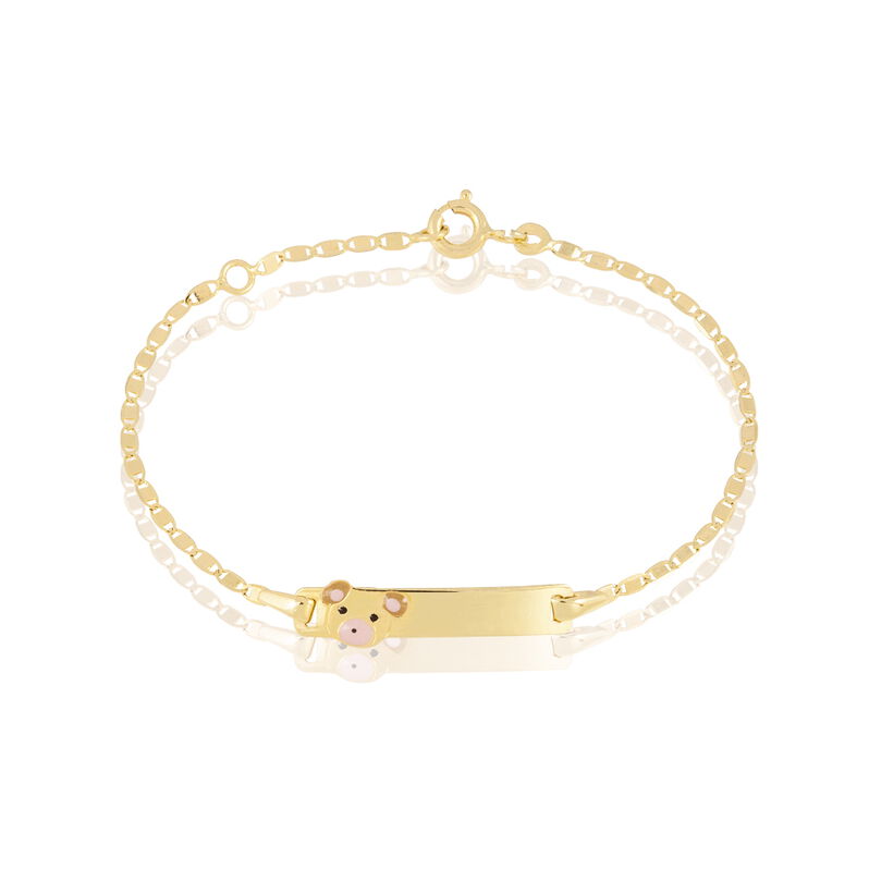Bracelet Identité Larah Or Jaune - Spannringe Kinder | OROVIVO