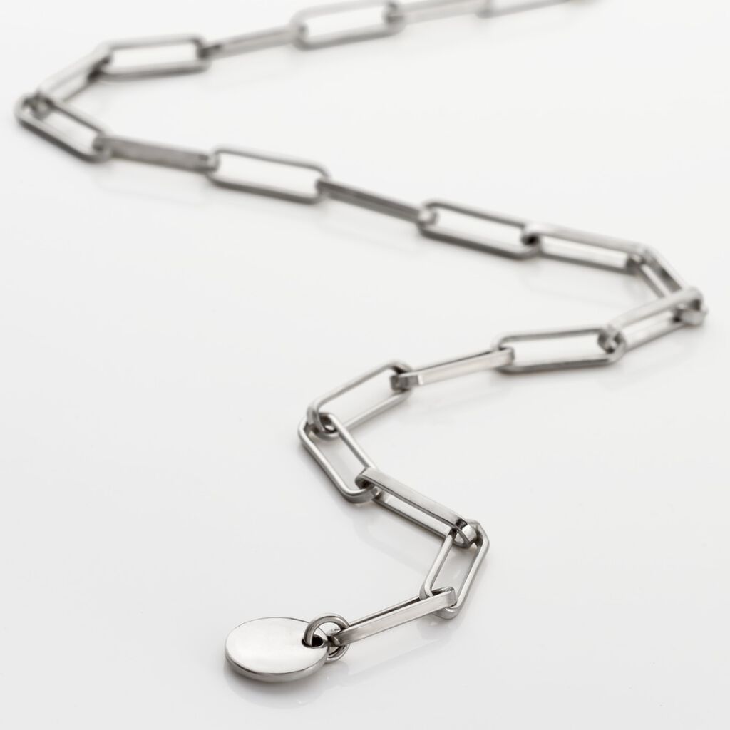 Damen Gliederkette 925 Silber Rhodiniert Sessilia - Halsketten Damen | OROVIVO