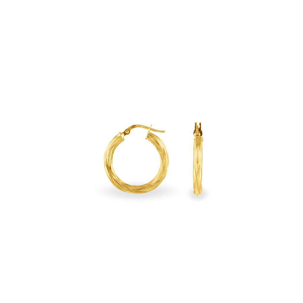 Damen Creolen Gold 375 - Creolen Damen | OROVIVO