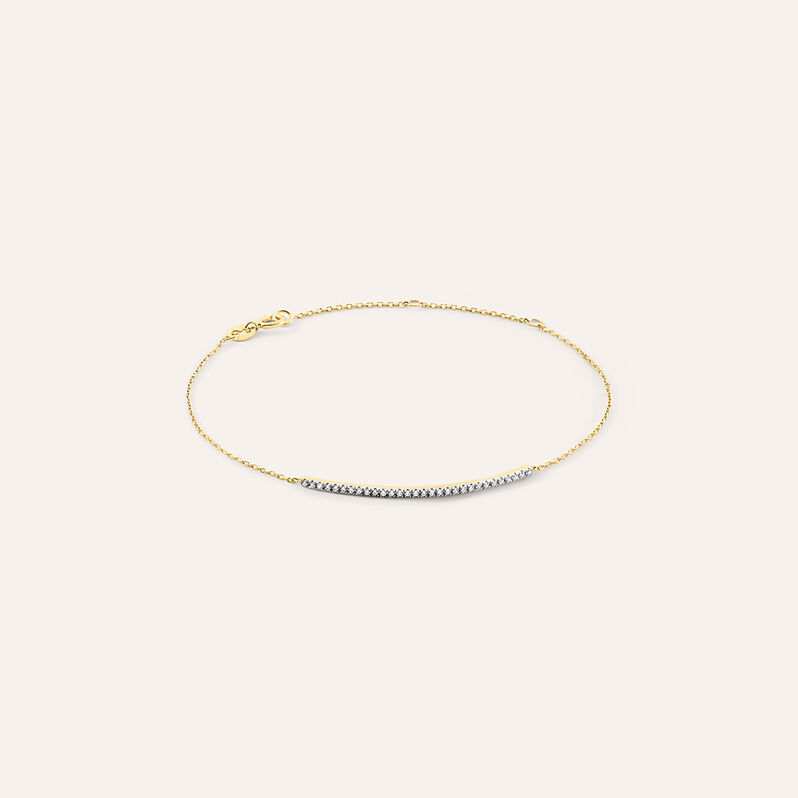 Bracciale Claire Oro Giallo Cubic Zirconia - Spannringe Damen | OROVIVO