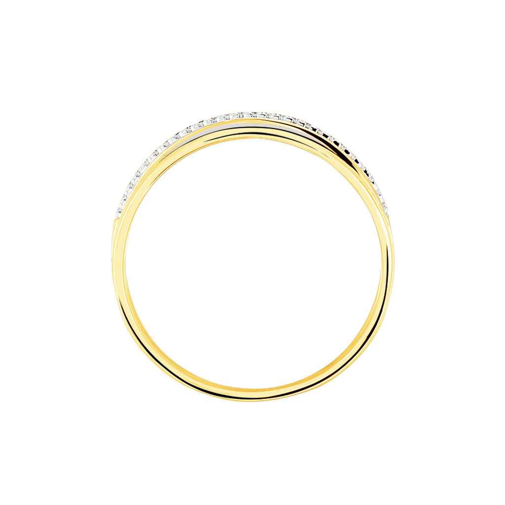 Bague Calia Or Jaune Diamant - Spannringe Damen | OROVIVO