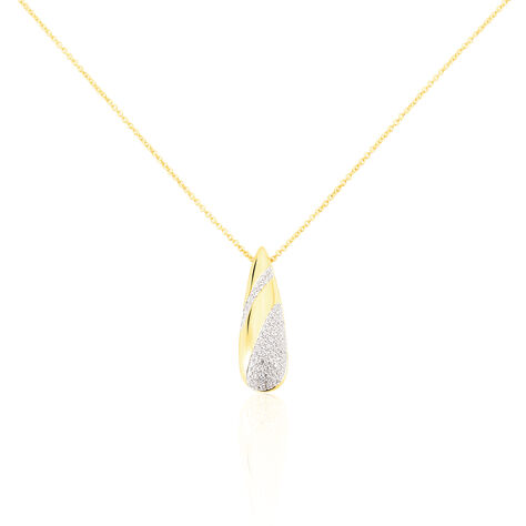 Damen Halskette Gold 375 Zirkonia - Halsketten Damen | OROVIVO