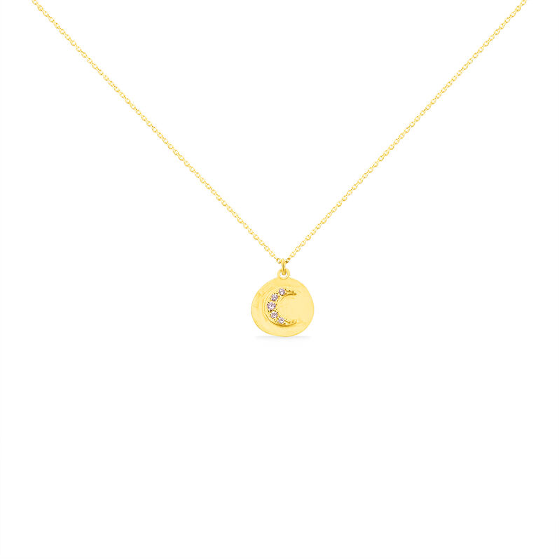 Collier Or Jaune Flauriane Oxyde - Spannringe Damen | OROVIVO