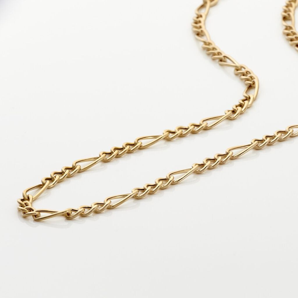 FIGARO 1/3 Damen Kette Gold 375 (9 Karat) B 2,5 mm
