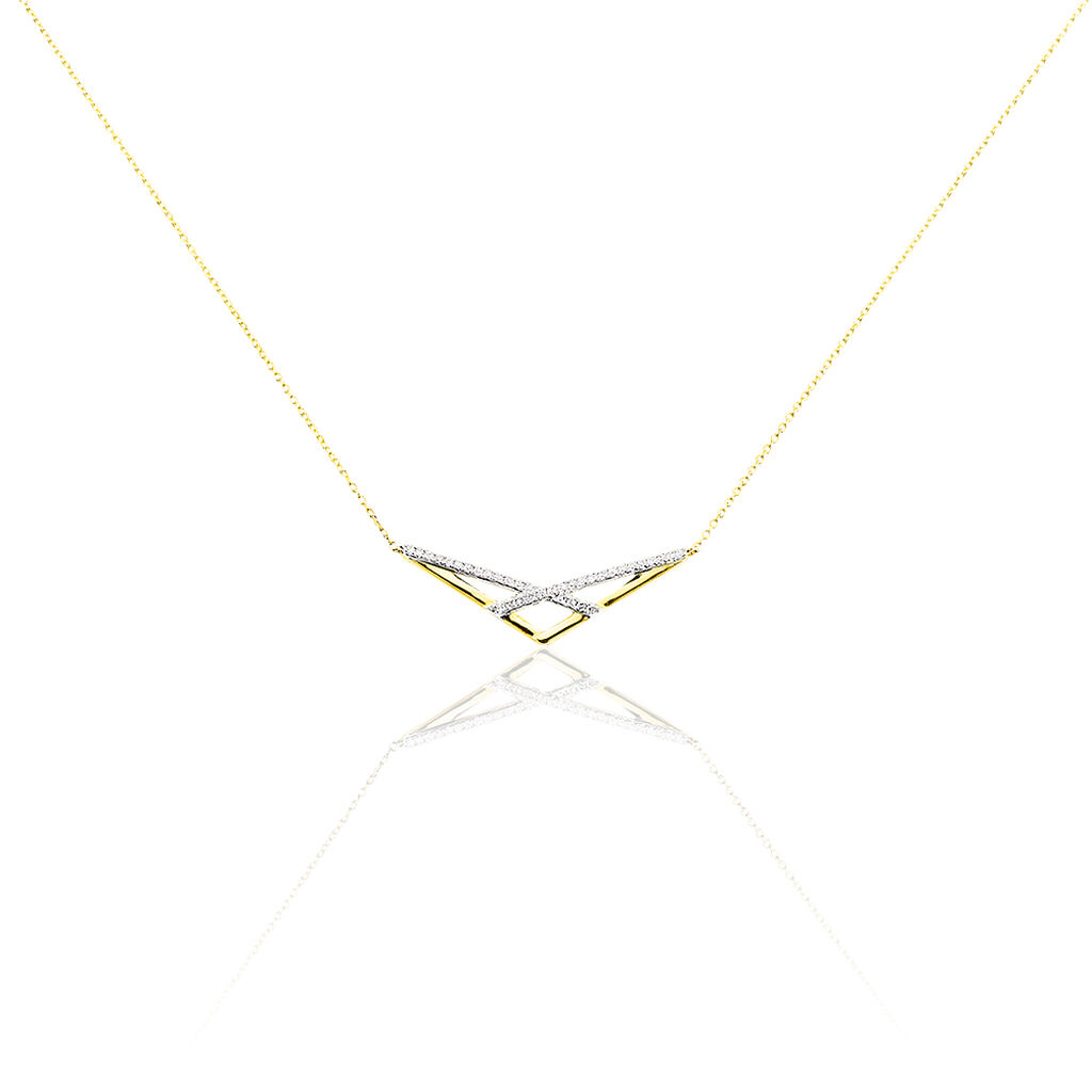 Collier Constancy Or Jaune Diamant - Spannringe Damen | OROVIVO