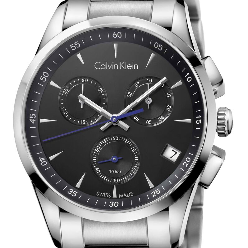 Orologio Cronografo Uomo Calvin Klein Bold quadrante nero K5A2714-RE21 - Spannringe Herren | OROVIVO