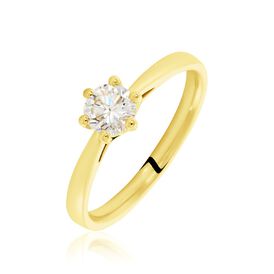 Solitärring Gold 750 Diamant 0,52ct Monopoli - Ringe mit Edelsteinen Damen | OROVIVO