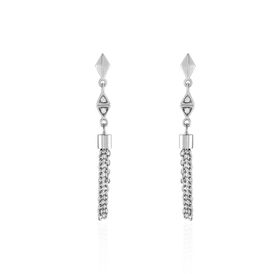 Damen Ohrstecker Lang Silber 925 Zirkonia - Ohrstecker lang Damen | OROVIVO