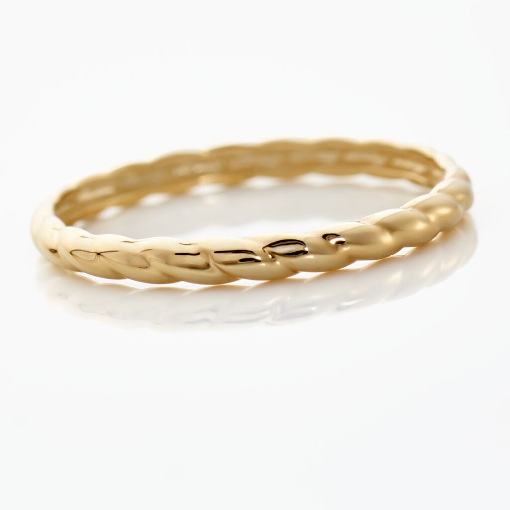Damenring Gold 375 gedreht Croissant - Ringe Damen | OROVIVO