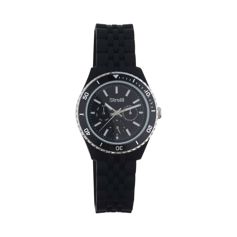 Orologio So Classy con cinturino in silicone. quadrante e ghiera grigio - Spannringe Herren | OROVIVO