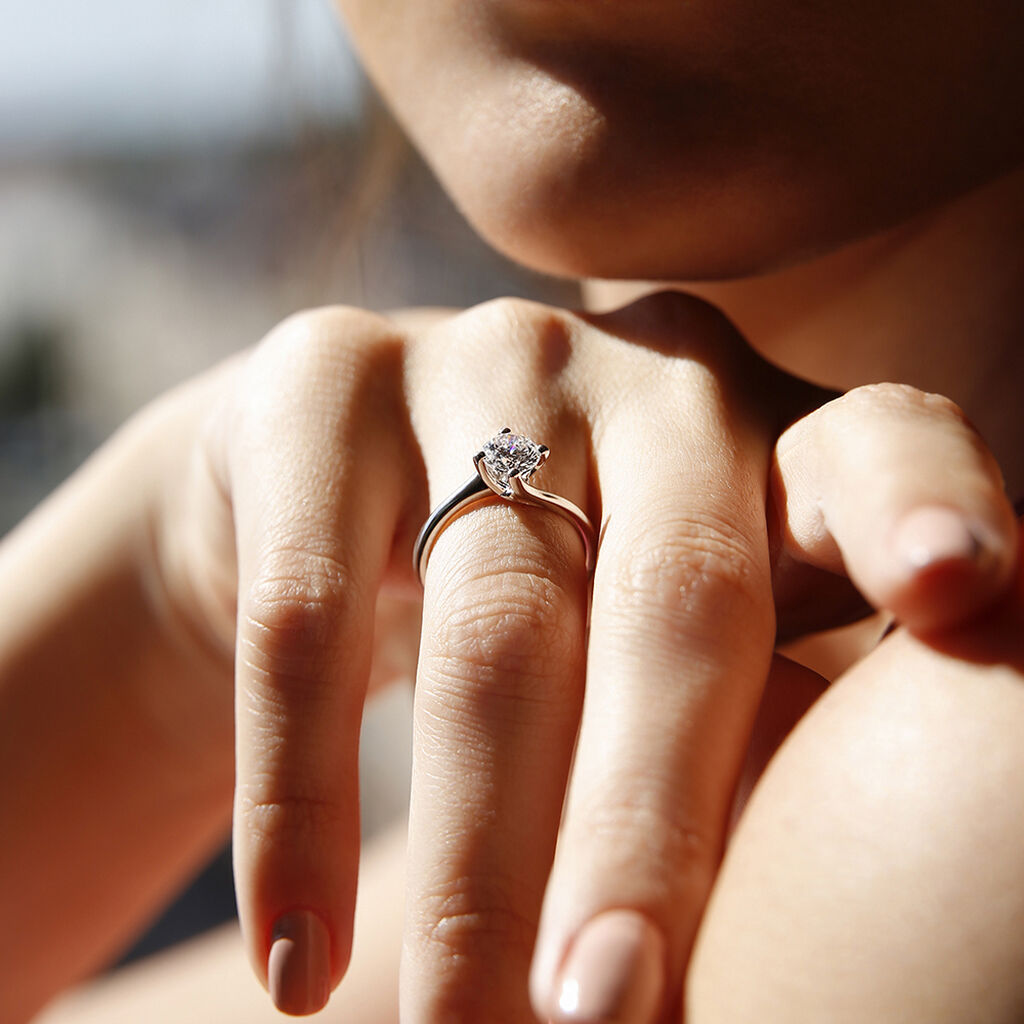 Damen Ring Weißgold 750 Diamant 0,26ct Firmamenti  - Verlobungsringe Damen | OROVIVO