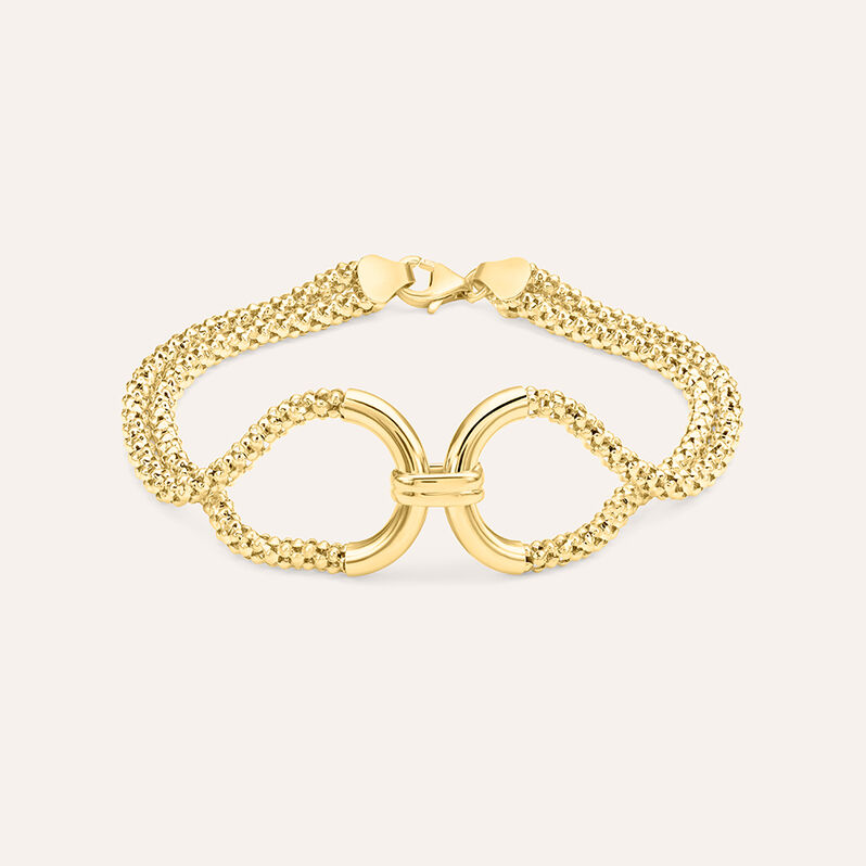 Bracciale Catena Gold Essence Oro Giallo - Spannringe Damen | OROVIVO