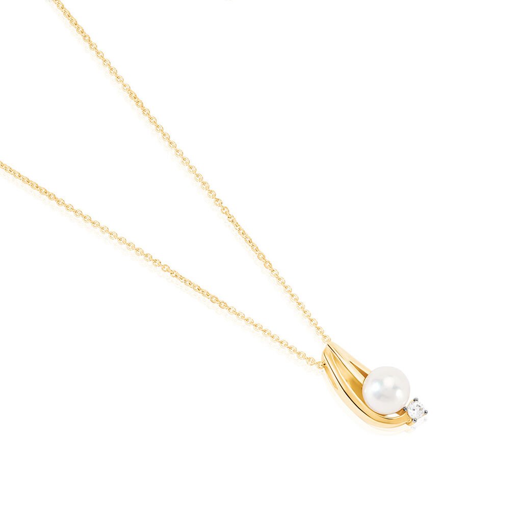 Damen Collier Gold 375 Annabelle 4,5cm -  Damen | OROVIVO