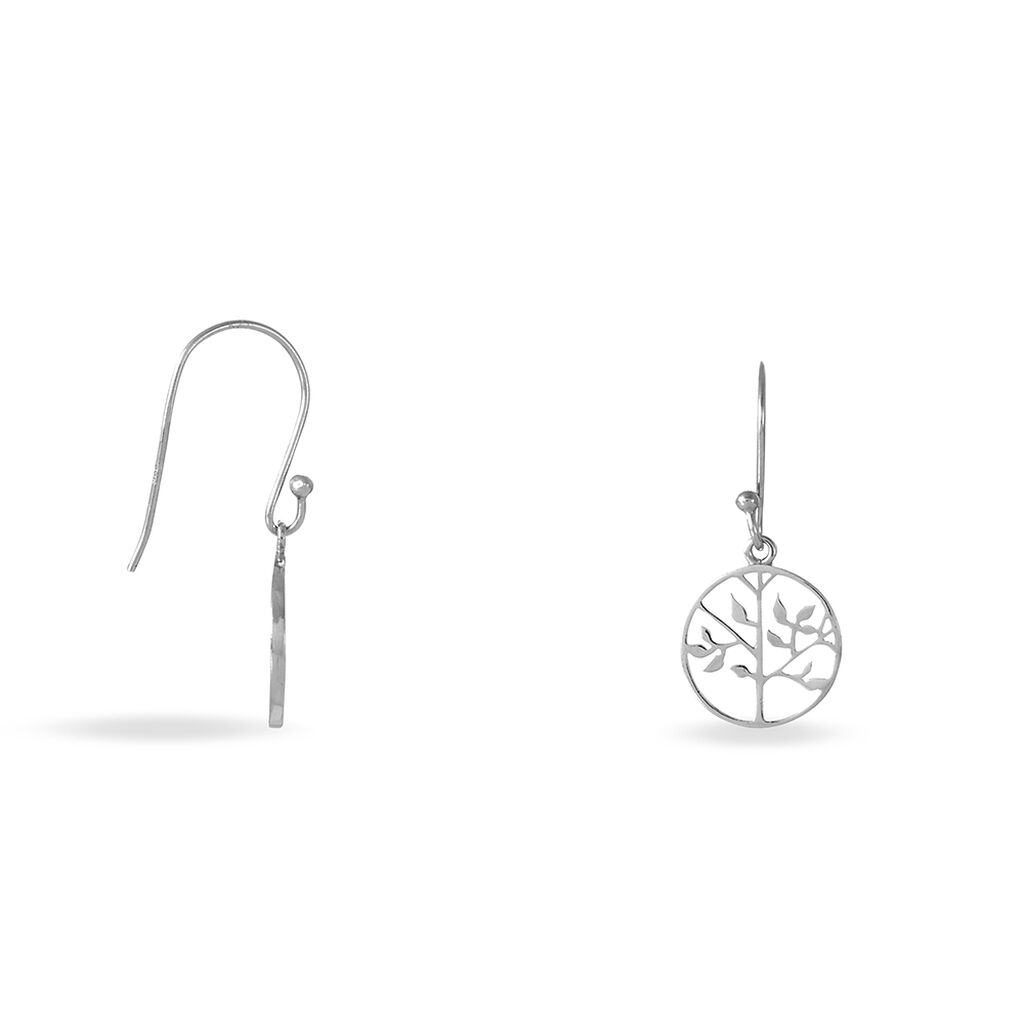 MELY Damen Ohrringe Lang Silber 925 Baum