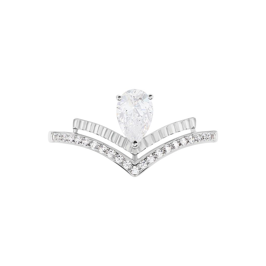 Bague Or Blanc Andgie - Spannringe Damen | OROVIVO