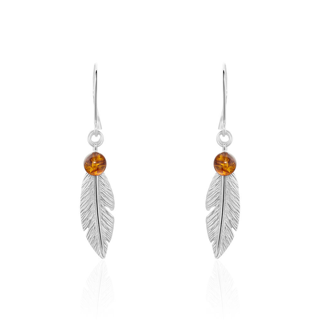 Boucles D'oreilles Argent Adriane Plumes - Spannringe Damen | OROVIVO