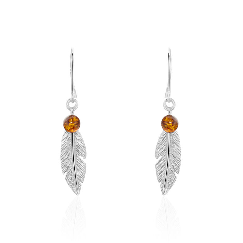 Boucles D'oreilles Argent Adriane Plumes - Spannringe Damen | OROVIVO