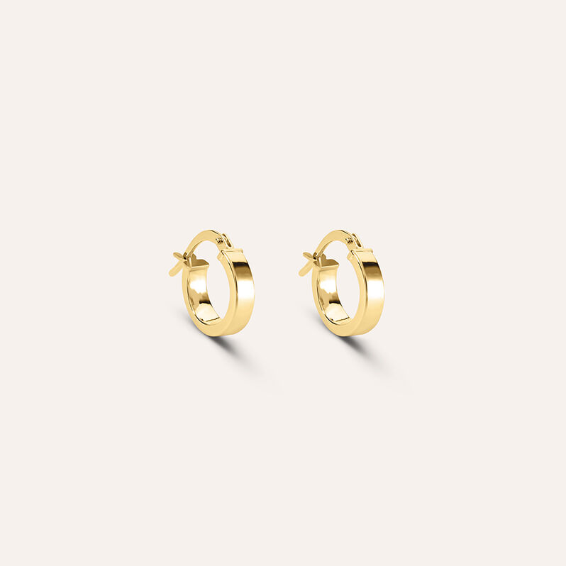 Orecchini A Cerchio Toujours Oro Giallo - Spannringe Damen | OROVIVO