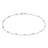 PANZER S Damen Fußkette Silber 925 B 1,4 mm