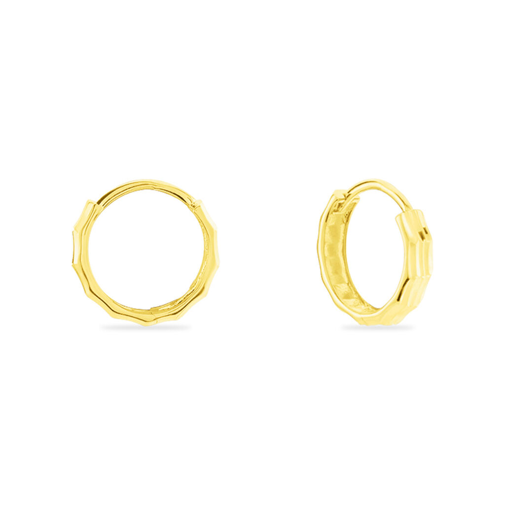 CREOLE OV Damen Creolen Gold 375 (9 Karat)