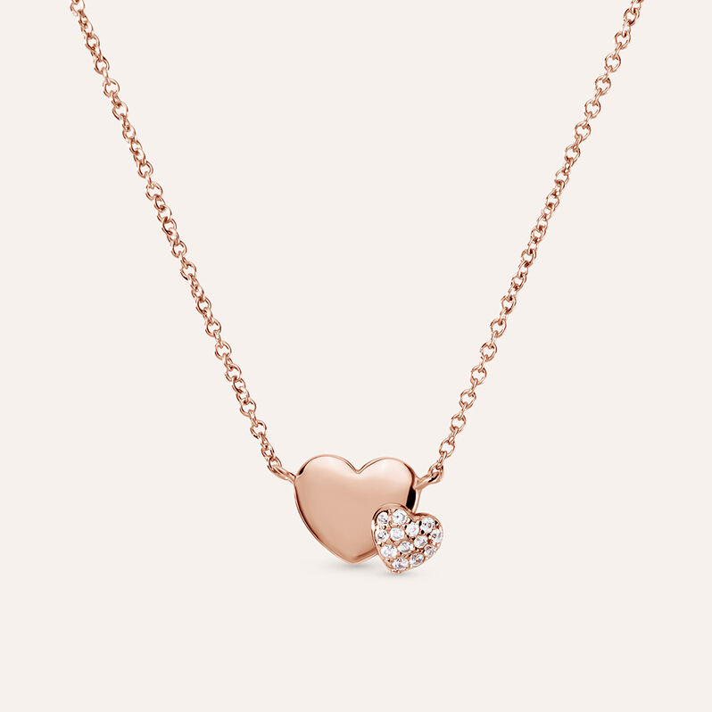 Collana Silver Moments Argento Rosa Cubic Zirconia - Spannringe Damen | OROVIVO