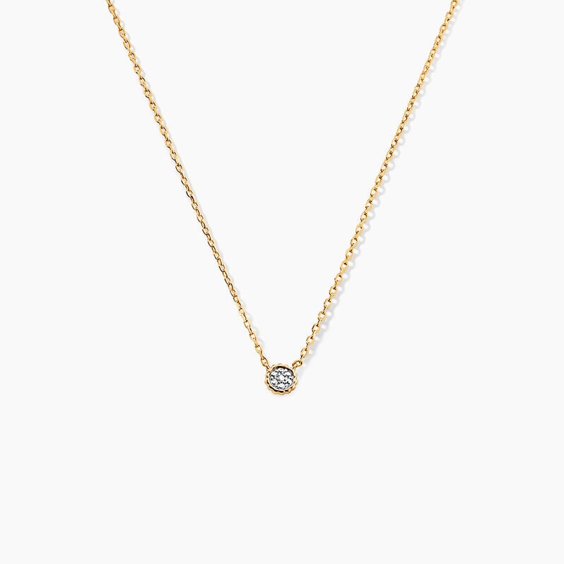 Collier Mon 1er Diamant 1 Or Doré Diamant - Spannringe Damen | OROVIVO