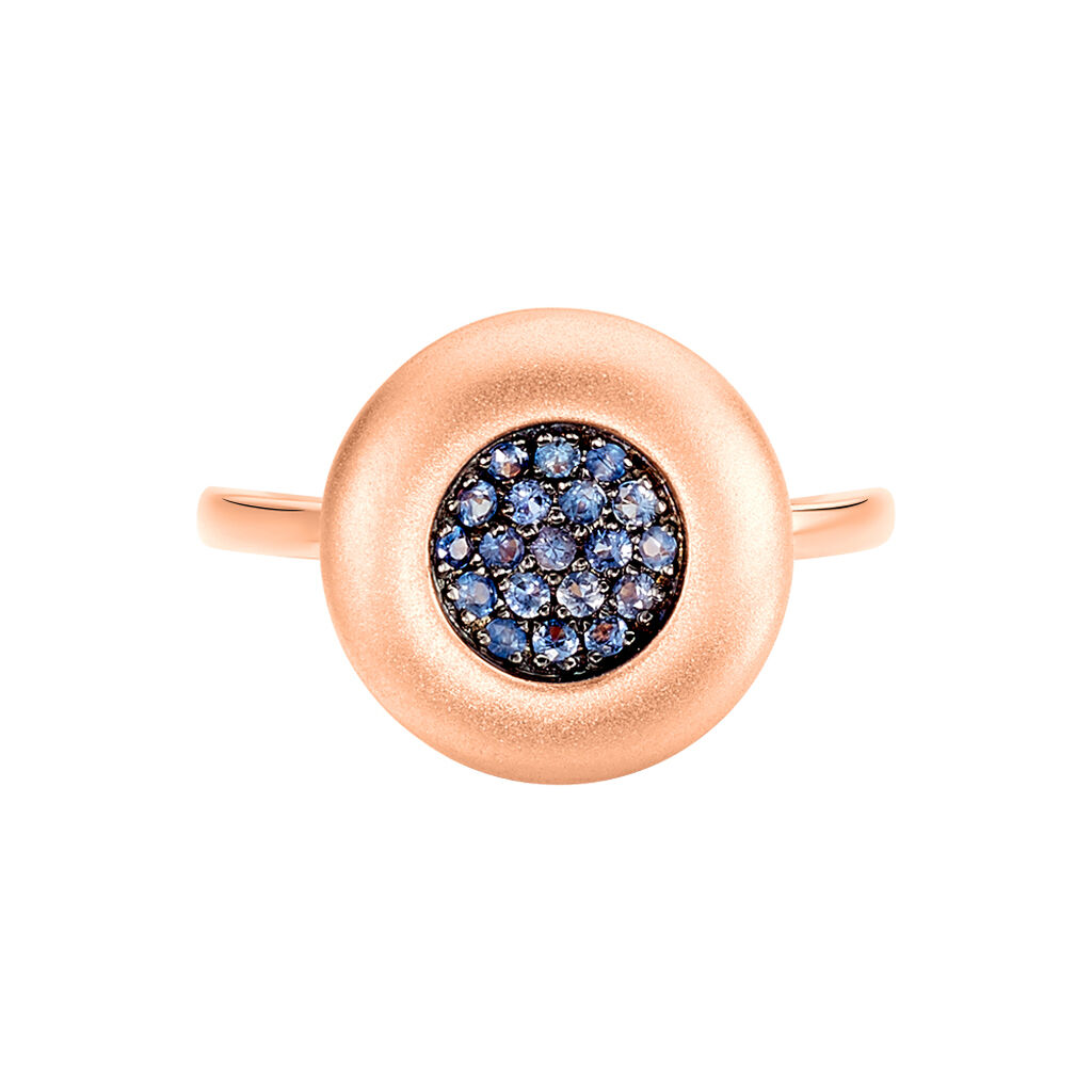 Damen Ring Rosegold 750 Saphir 0,19ct Fakka  - Ringe mit Stein Damen | OROVIVO