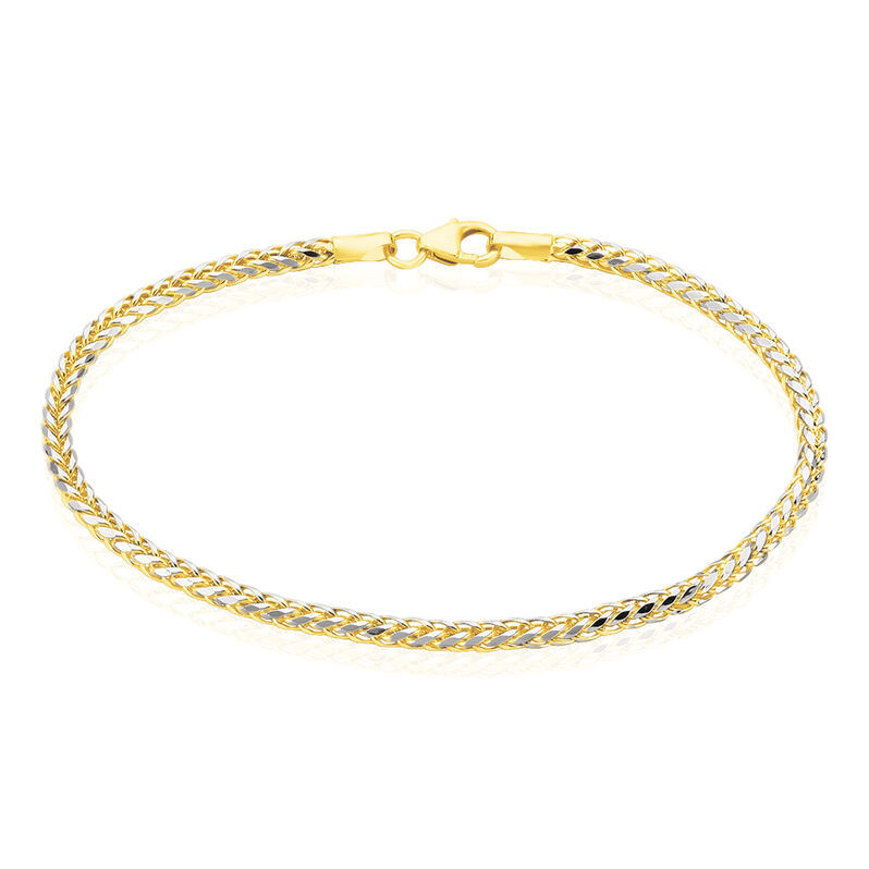 BELLE 2 Damen Armkette Gold Bicolor 585 (14 Karat) - Armketten Damen | OROVIVO