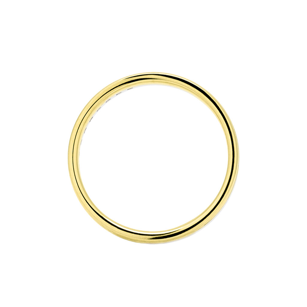 Alliance Francilia Or Bicolore Diamant - Spannringe Damen | OROVIVO