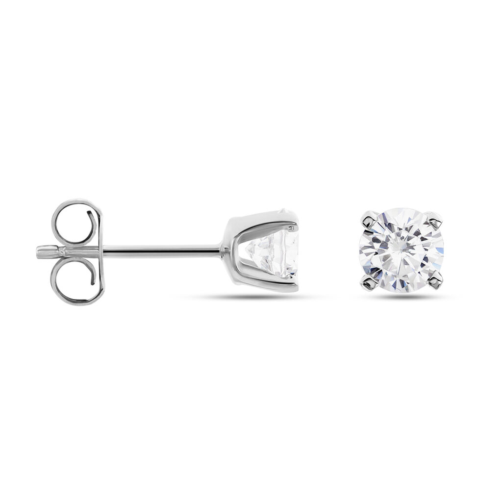 Damen Ohrstecker Silber 925 Zirkonia Lennja  - Ohrstecker Damen | OROVIVO