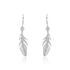 AUXANE 4 Damen Ohrringe Lang Silber 925 Feder